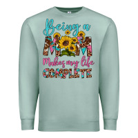 Seafoam being a mom makes my life complete Premium Sweatshirt - Artiststas