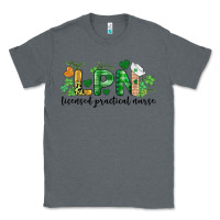 Charcoal Heather st. patricks day registered nurse lpn heart Classic Tee - BarkalooDesign