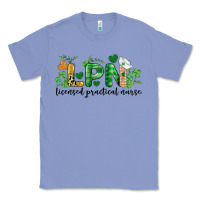 Colony Blue st. patricks day registered nurse lpn heart Classic Tee - BarkalooDesign