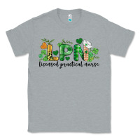 Heather Grey st. patricks day registered nurse lpn heart Classic Tee - BarkalooDesign