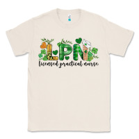 Natural st. patricks day registered nurse lpn heart Classic Tee - BarkalooDesign