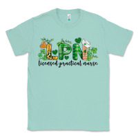 Seafoam st. patricks day registered nurse lpn heart Classic Tee - BarkalooDesign