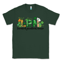 Sports Green st. patricks day registered nurse lpn heart Classic Tee - BarkalooDesign