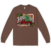 Chestnut christmas truck with tree Long Sleeve Tee - RanaPortraitStore