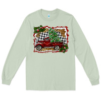 Matcha christmas truck with tree Long Sleeve Tee - RanaPortraitStore