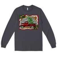 Smoke christmas truck with tree Long Sleeve Tee - RanaPortraitStore