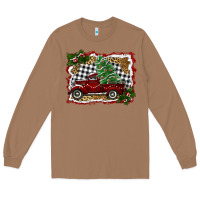 Toasted Coconut christmas truck with tree Long Sleeve Tee - RanaPortraitStore