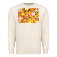 Sandshell fall pumpkin background Premium Sweatshirt - AdoDesignShop