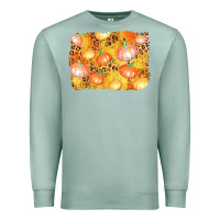 Seafoam fall pumpkin background Premium Sweatshirt - AdoDesignShop