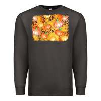 Smoke fall pumpkin background Premium Sweatshirt - AdoDesignShop