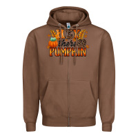 Chestnut hey there pumpkin Zipper Hoodie - RacoonDesign