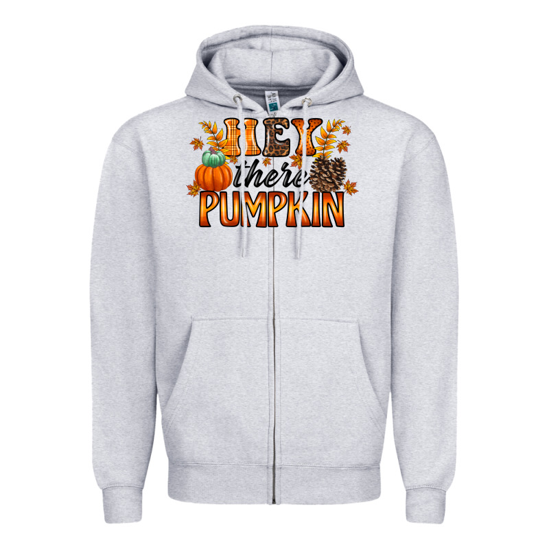 Hey There Pumpkin Zipper Hoodie by RacoonDesign | Teevron