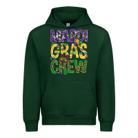 Forest Green Mardi Gras crew Urban Hoodie - BundleAndBundleShop