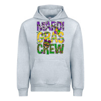 Heather Grey Mardi Gras crew Urban Hoodie - BundleAndBundleShop