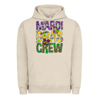 Pigment French Oak Mardi Gras crew Urban Hoodie - BundleAndBundleShop
