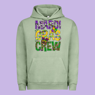 Mardi Gras Crew Urban Hoodie Designed By Bundleandbundleshop