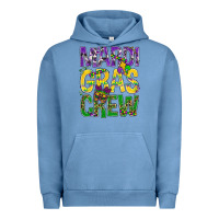 Pigment Pebble Blue Mardi Gras crew Urban Hoodie - BundleAndBundleShop