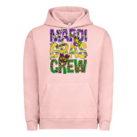 Pigment Salmon Mardi Gras crew Urban Hoodie - BundleAndBundleShop