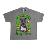 Tornado St. Patrick's Day My Pitbull Is My Lucky Charm Urban Heavy Tee - RanaPortraitStore