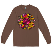 Chestnut race  sunflower Long Sleeve Tee - Zillion Design Studio