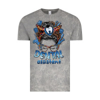 Cloud Rock dental assistant messy bun Vintage Tee - BarkalooDesign