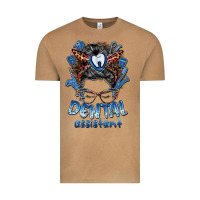 Vintage Camel dental assistant messy bun Vintage Tee - BarkalooDesign