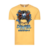 Vintage Mustard dental assistant messy bun Vintage Tee - BarkalooDesign