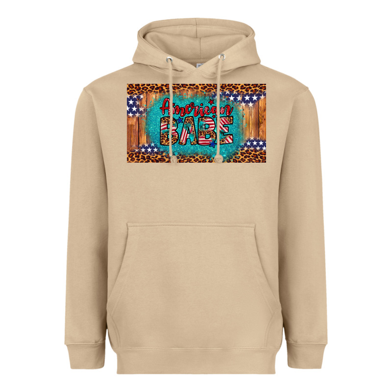 American Babe Heavyweight Hoodie by Artiststas | Teevron
