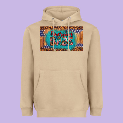 American Babe Heavyweight Hoodie Designed By Artiststas
