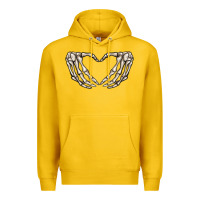 Lemon skeleton heart Premium Hoodie - MaliasSmallBusiness