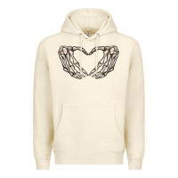 Sandshell skeleton heart Premium Hoodie - MaliasSmallBusiness