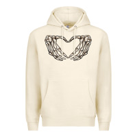 Tofu skeleton heart Premium Hoodie - MaliasSmallBusiness