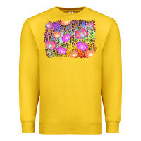 Lemon colourful pumpkin background Premium Sweatshirt - AdoDesignShop