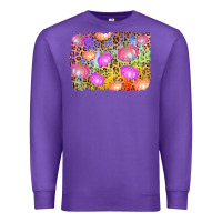 Purple colourful pumpkin background Premium Sweatshirt - AdoDesignShop