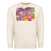 Sandshell colourful pumpkin background Premium Sweatshirt - AdoDesignShop