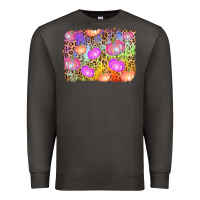 Smoke colourful pumpkin background Premium Sweatshirt - AdoDesignShop