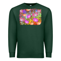 Sports Green colourful pumpkin background Premium Sweatshirt - AdoDesignShop
