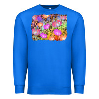 True Royal colourful pumpkin background Premium Sweatshirt - AdoDesignShop