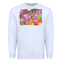 White colourful pumpkin background Premium Sweatshirt - AdoDesignShop
