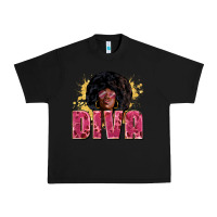Black diva Urban Heavy Tee - Zillion Design Studio