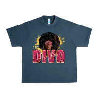 Midnight Navy diva Urban Heavy Tee - Zillion Design Studio