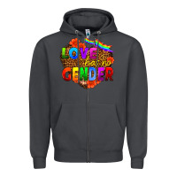 Smoke love has no gender Zipper Hoodie - HRA Design Shop