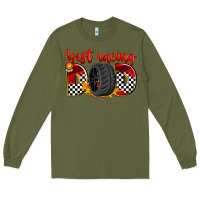 Army Green best racing dad Long Sleeve Tee - Zillion Design Studio