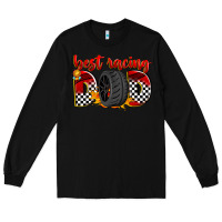 Black best racing dad Long Sleeve Tee - Zillion Design Studio