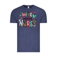 Vintage Denim wife mom nurse Vintage Tee - RanaPortraitStore