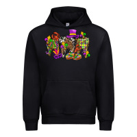 Black mardi gras dental Urban Hoodie - BundleAndBundleShop