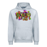 Heather Grey mardi gras dental Urban Hoodie - BundleAndBundleShop