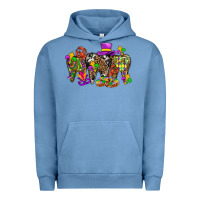 Pigment Pebble Blue mardi gras dental Urban Hoodie - BundleAndBundleShop