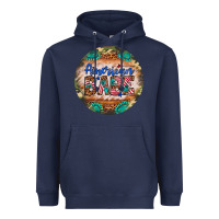 Navy american babe Heavyweight Hoodie - Artiststas