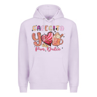 Lilac cafecito y pan dulce Premium Hoodie - MaliasSmallBusiness